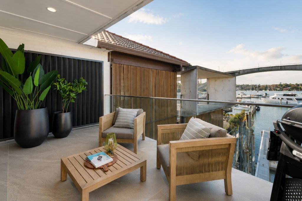 Holiday rental living area designed for guest comfort