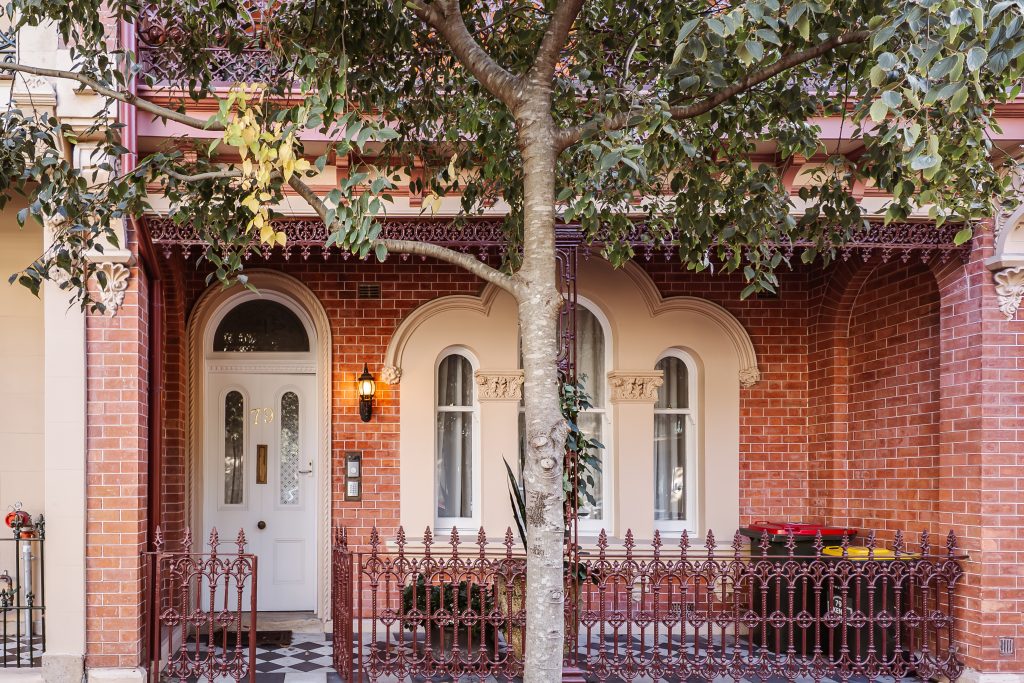 Front entrance to a luxury Millers Point apartment