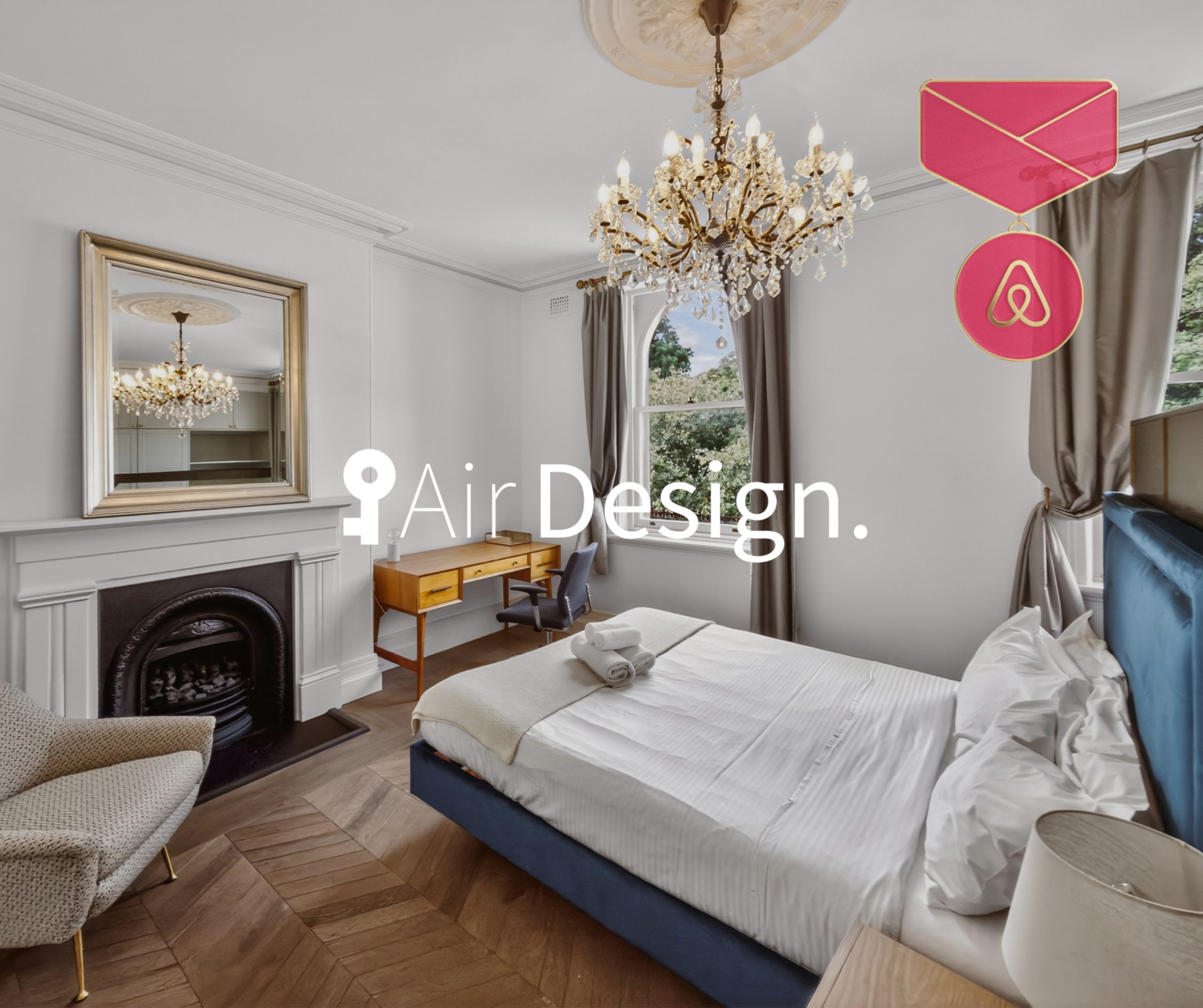 Holiday rental property professionally managed by Air Design 6th time Airbnb Superhost